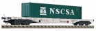 5255 Fleischmann Container and exchange container car type Sgss-y703
